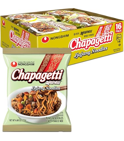 Amazon.com : Nongshim Chapagetti Noodle, 4.5 Ounce (Pack of 16